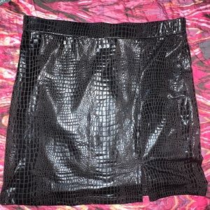 Snake skin skirt